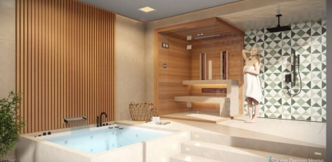 Infrasauna do interiéru