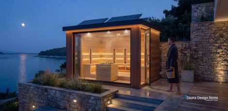 Lugano Family rodinná panoramatická sauna