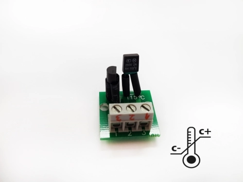 Tepelný senzor sauny