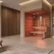 Interiérová infrasauna modern