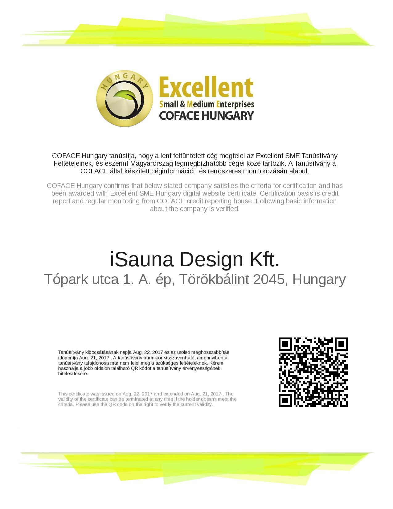 Certifikát pre finančne najstabilnejšie spoločnosti