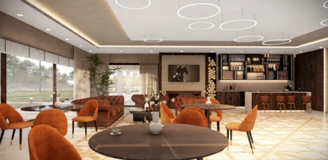 Interiérový dizajn jazdeckého areálu