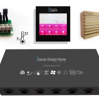 Multifunkčný ovládač sauny s dotykovou obrazovkou 