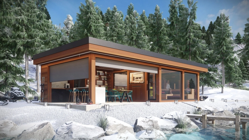 saunový domček podľa individuálnych predstáv