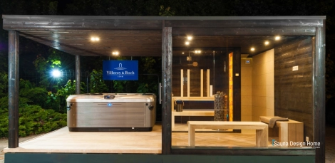 Sauna dom a vírivka 