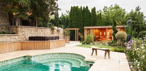 Komfortný sauna dom s panoramou