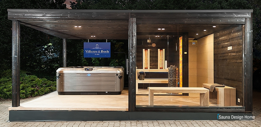 Komfortná sauna a vírivka
