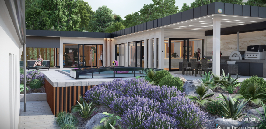 saunový dom s fínskou saunou