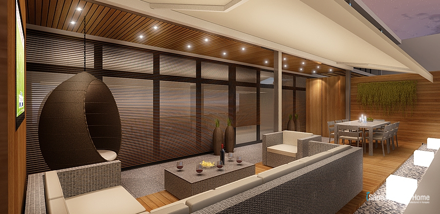 Exterierova sauna so sprchou