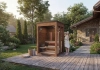 Exteriérová kombinovaná sauna