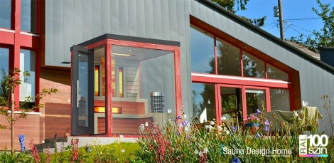 Dizajnová sauna Color