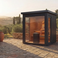 exteriérová mini saunová