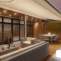 Exterierova sauna so sprchou