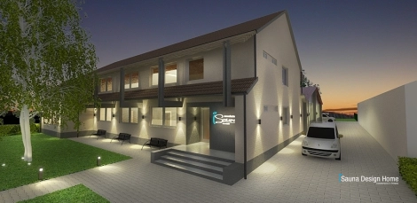 Projekcia dizajnu kancelárskej budovy