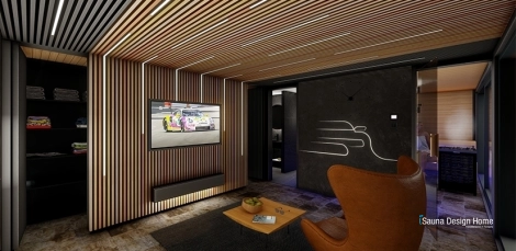 moderný drevený obklad