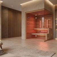 Interiérová infrasauna modern